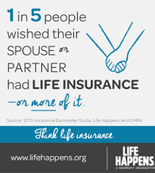 A poster on spouse or partner had life insurance